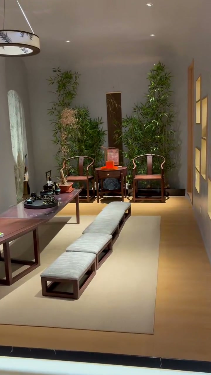 宋·千里江山深圳空间茶席与坐具